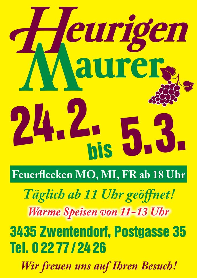 Maurer Heuriger Feb-Mrz